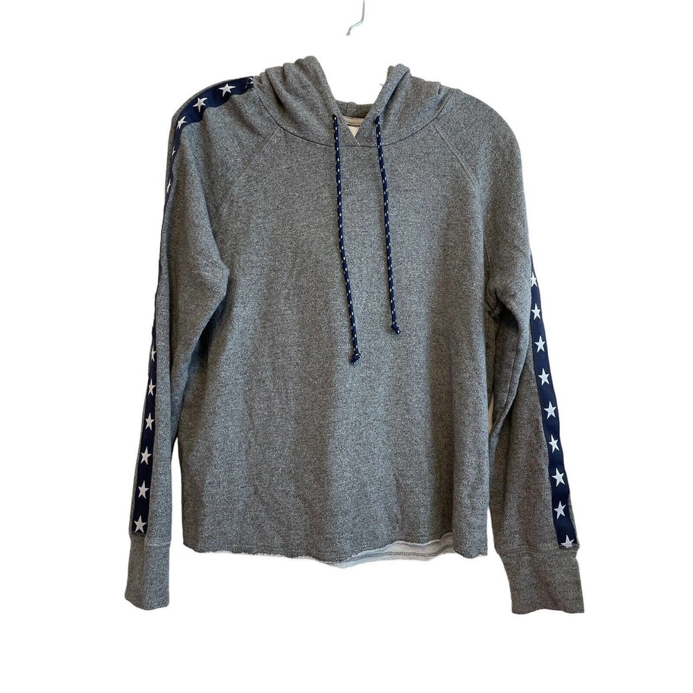 Sundry Pullover‎ Hoodie Sweatshirt Gray Women Size XS Stars Lightweight Stretch